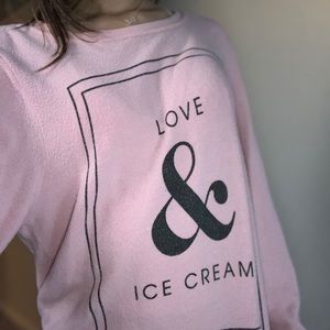WILDFOX Love & Ice Cream Sweater